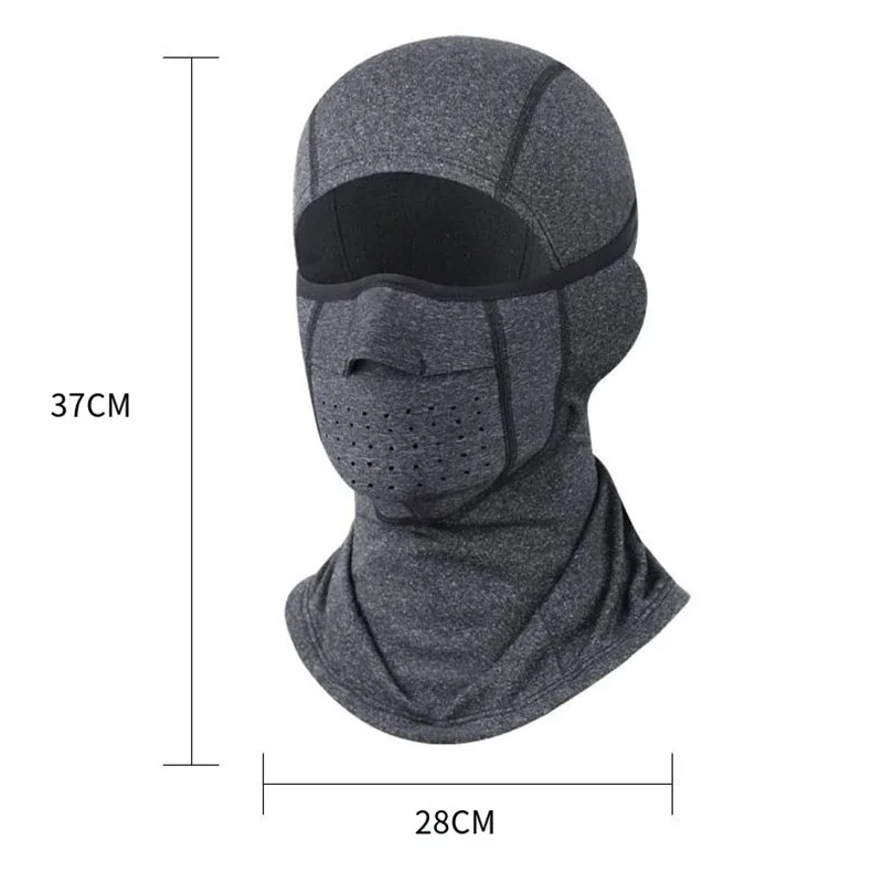 Keep Warm Motorcycle Face Shield Velvet Ski Mtb Bike Head Cover Scarf Mountaineering Winter Windproof Hooded Face Mask