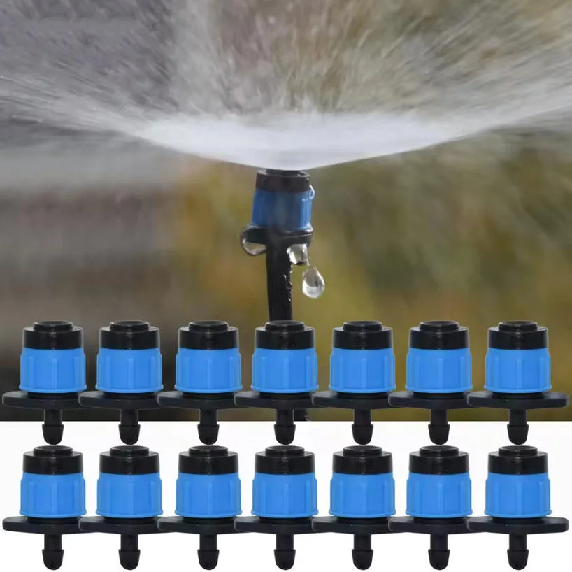 360 Degree Watering Dripper Home Garden Agriculture Mushroom Irrigation Tool 30-100pcs Adjustable Scattering Sprinklers Spraying