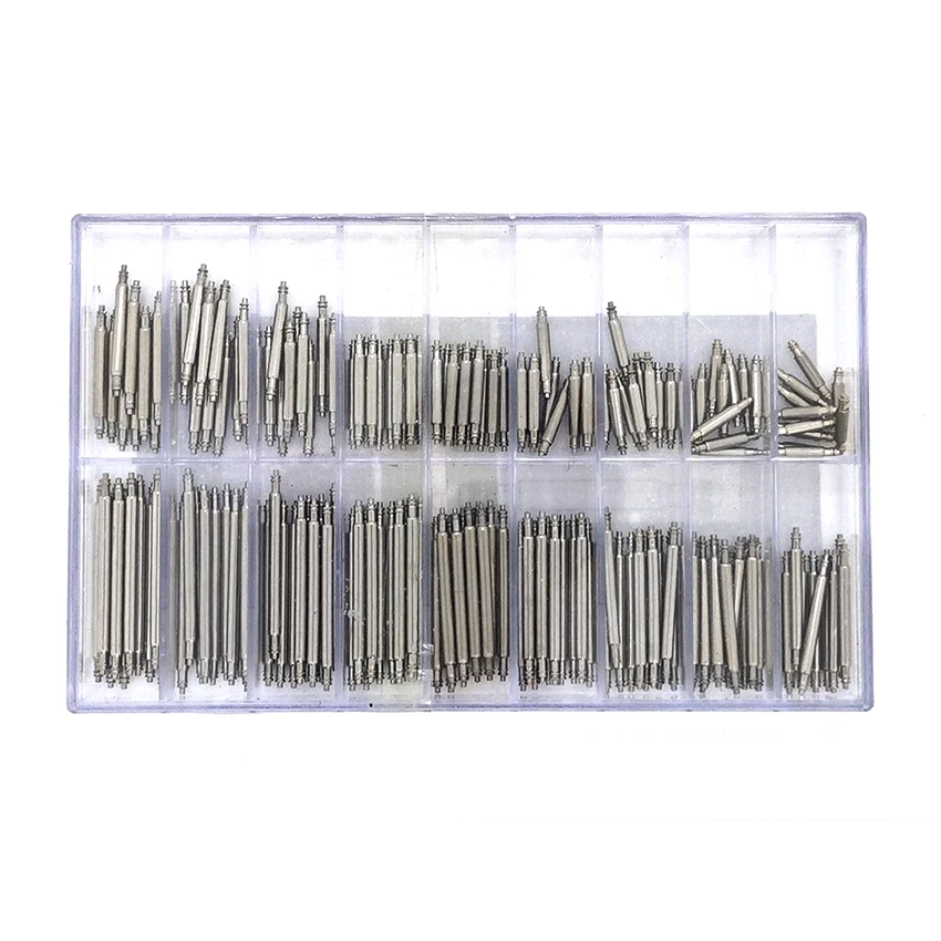 Strainless Steel Spring Bars Dia 1.3mm/1.8mm Length8mm - 25mm Watchband All Steel Spring Strap Pin Watch Repair Tool Accessor