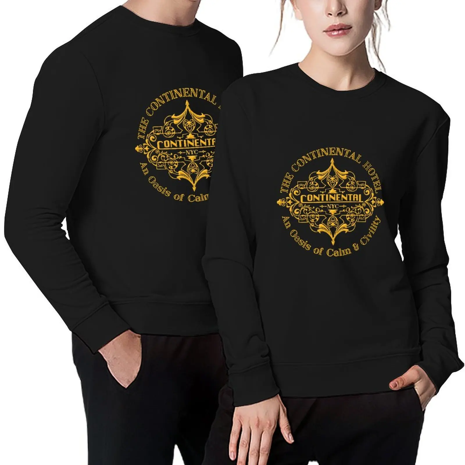

The Continental Hotel Pullover clothes for men winter clothes autumn new products men's clothes new sweatshirt