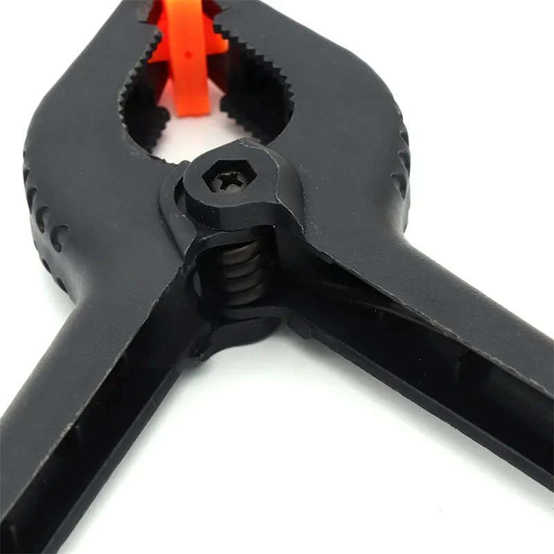 2/3/3.5/4/6 بوصة البلاستيك النايلون قابل للتعديل النجارة المشابك أدوات العمل الربيع كليب النجارة المشابك Outillage Menuiserie المشبك