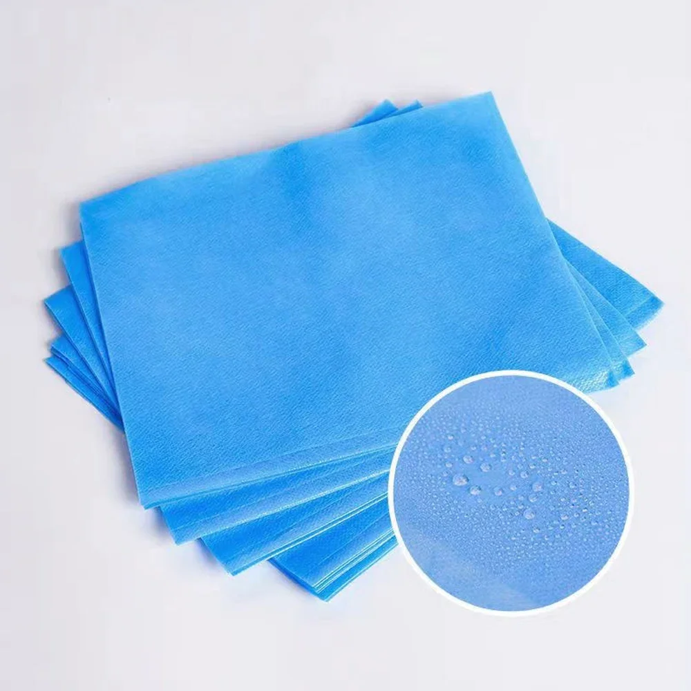 40-160pcs Blue 50x60cm Disposable Surgical Drapes Non-woven Sterile Surgical Towels Waterproof Travel Mat