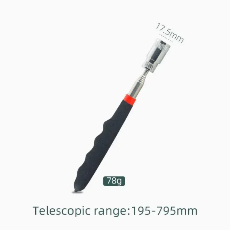 ‌ "Tiga de recogida de hierro magnética fuerte: recogedor de herramientas para exteriores con succión de tornillo, alta fuerza de atracción para recuperación de metal"