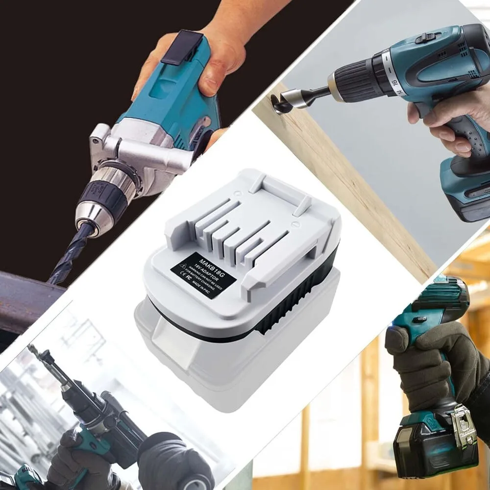 ตัวแปลงแบตเตอรี่สำหรับ Makita B Series 18V แบตเตอรี่ Li-ion ตัวแปลง BL1840 BL1830เป็น G ชุดเครื่องมือ BL1815G BL1830G BL1811G