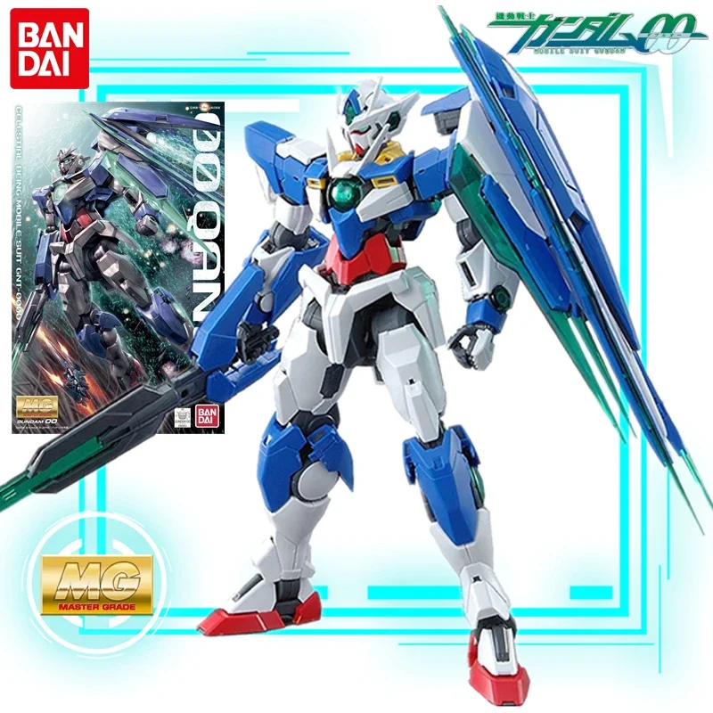 

MG 1/100 Bandai Genuine Action Figure Japan Anime Mobile Suit Gundam GNT-000000 Quantum Gundam Assemble Toy Collectible Model