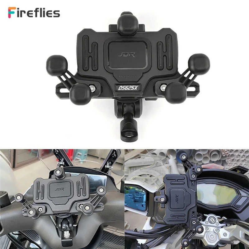 

Для Loncin Voge Valico DS625X 625DSX DSX 625 мотоциклетный GPS-держатель для телефона, подставка для навигации, амортизатор, подставка для телефона