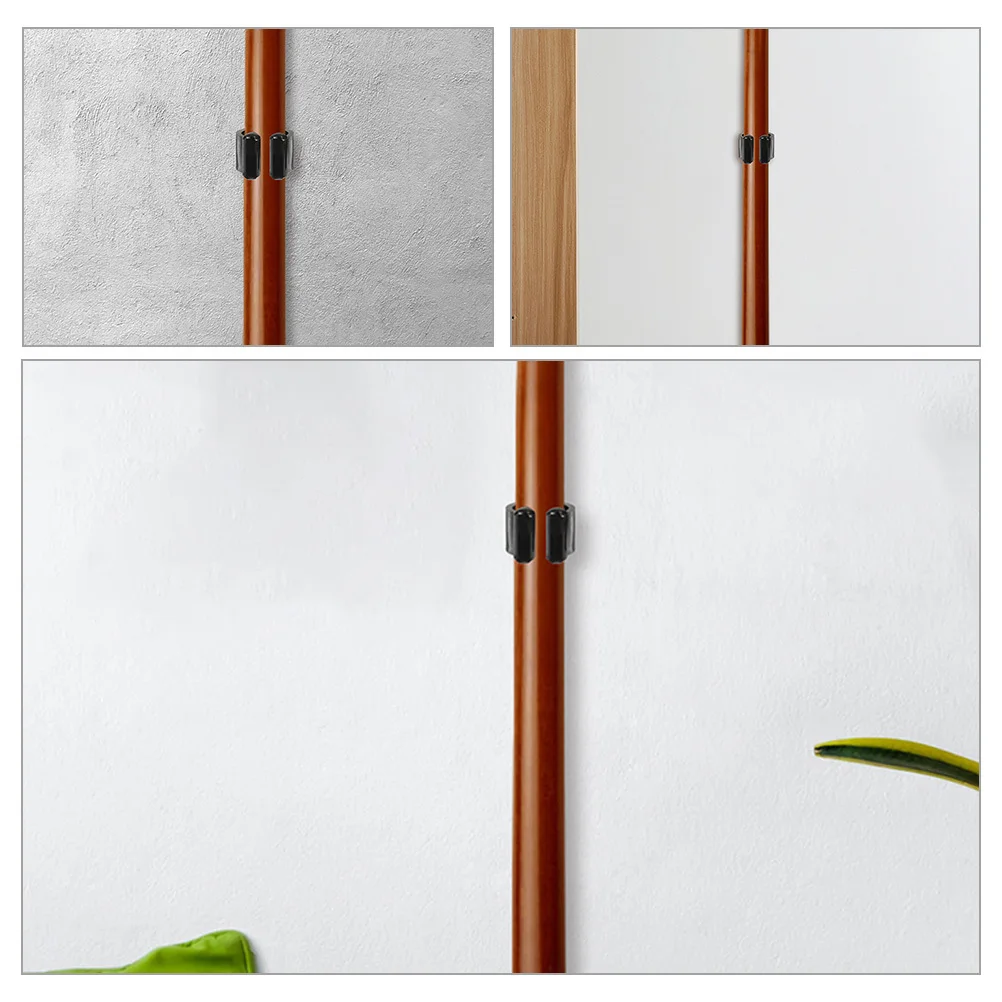 8 قطعة جدار البلياردو جديلة رفوف حامل قضيب المشبك لصيد الأسماك البلياردو جديلة تخزين الرف دائم السلس إنهاء سهلة التركيب