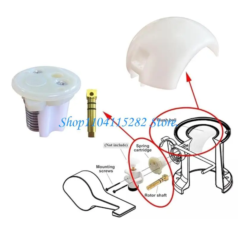 Quiet Operation Trailer Toilet Flush Ball 385318162 600342537 600342766 For Efficient Cleaning And Easy Installation