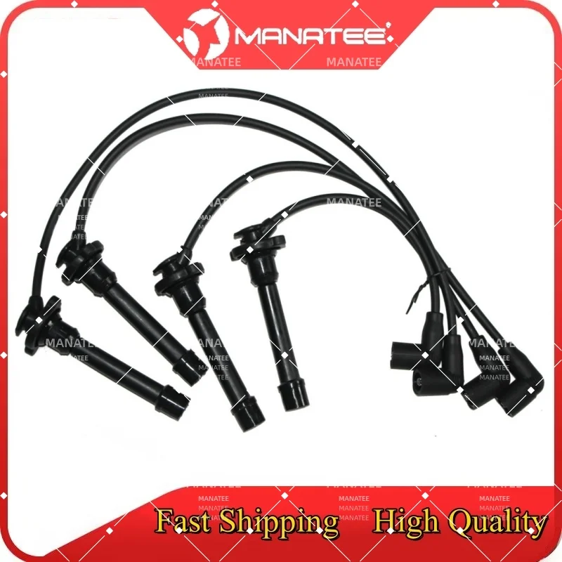 

4pcs Car Ignition Cable Kit For Mustang F10 2010- /F12 2011- /F16 2013- F99 2008-2015 Englon SC3 2012-2015 SC5/SX5 2011-2014 SC6