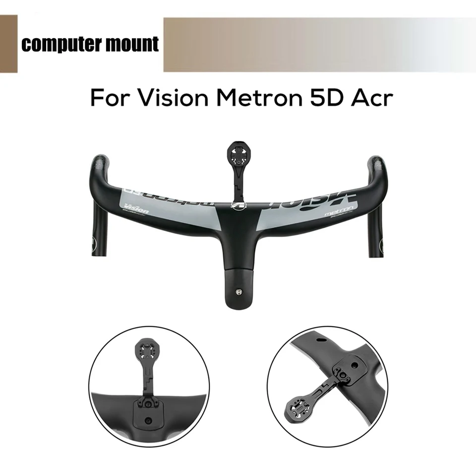 Aluminum Bike Computer Mount for Vision Metron 5D