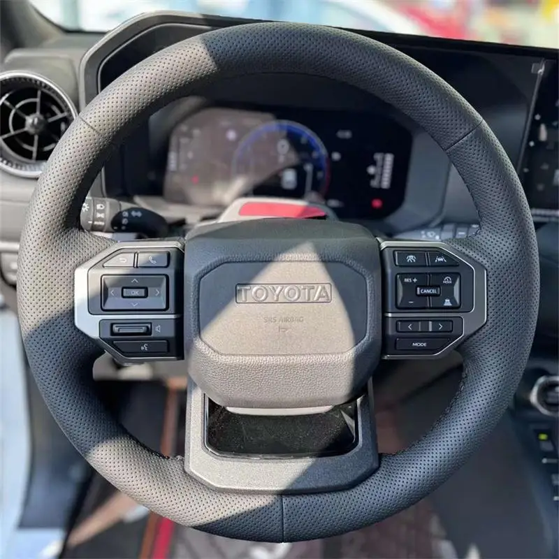 

Для серии Toyota LAND CRUISER PRADO Crown Corolla ‌ RAV4 Camry Avalon BZ3 Индивидуальный специальный чехол на руль, сшитый вручную