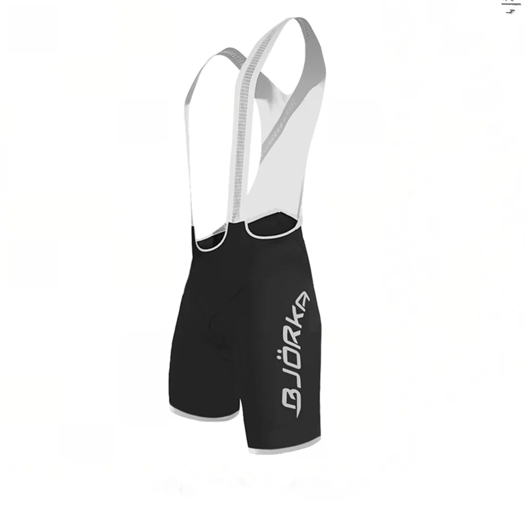 Verão novo masculino ciclismo branco bib shorts bjorka pro equipe calças de bicicleta culotte ciclismo 20d gel almofada de secagem rápida uniforme shorts