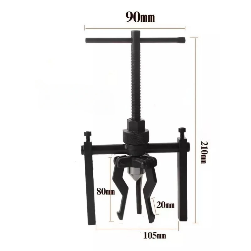 3 Jaw Inner Bearing Puller Gear Extractor Internal External Pulling Tool Pilot Bearing Puller kit for Motorcycle Car SUV