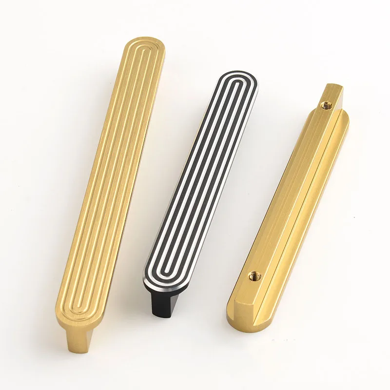 Aluminum Alloy Cabinet Handles Furniture Knobs Wardrobe Pull Bar Wine Chest Bookcase Bar Handle