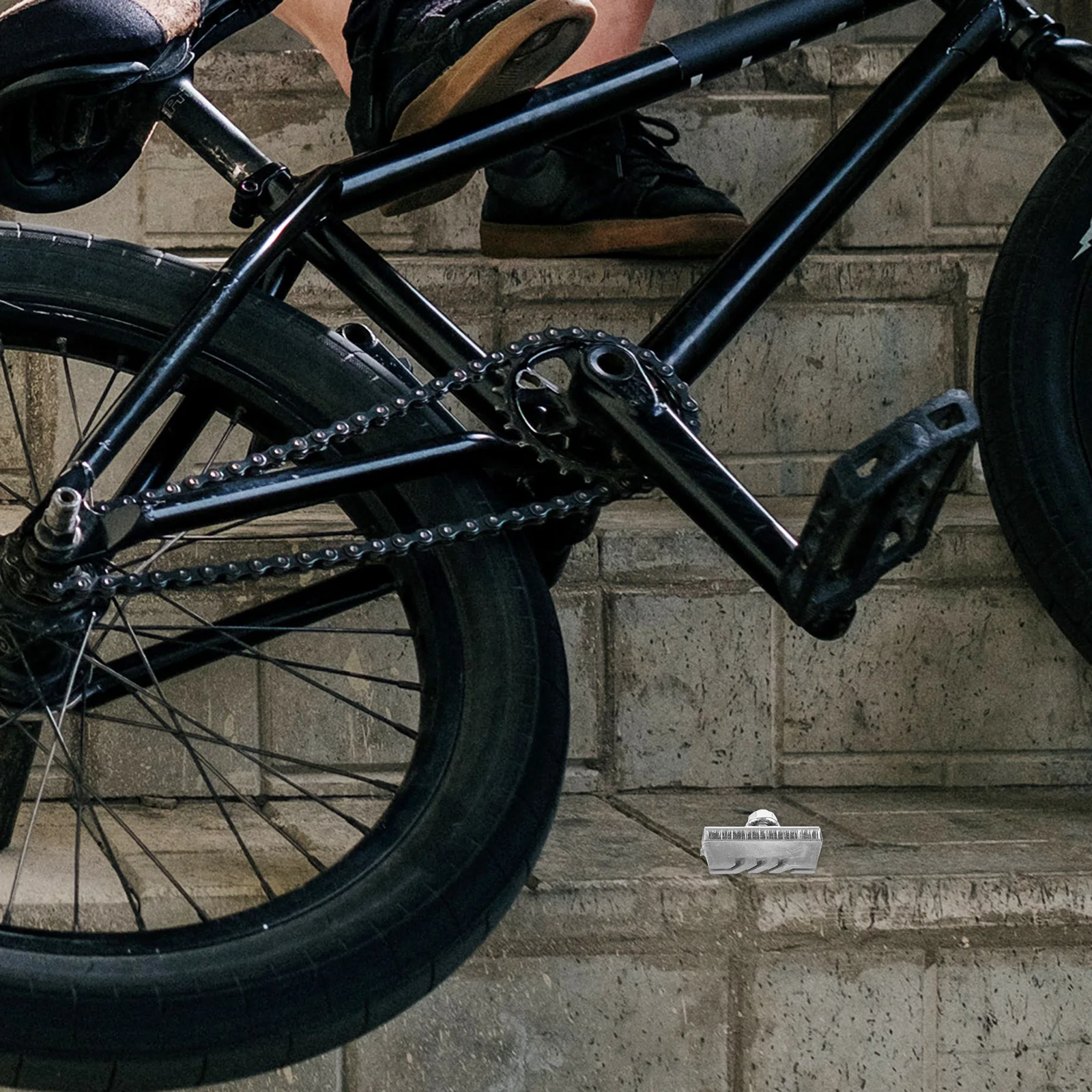 10 قطعة منصات الفرامل المعدنية المطاطية طويلة الأمد مقاومة للاهتراء أدوات الكبح الدراجة لممارسة الدراجة الجبلية منصات الفرامل المهنية