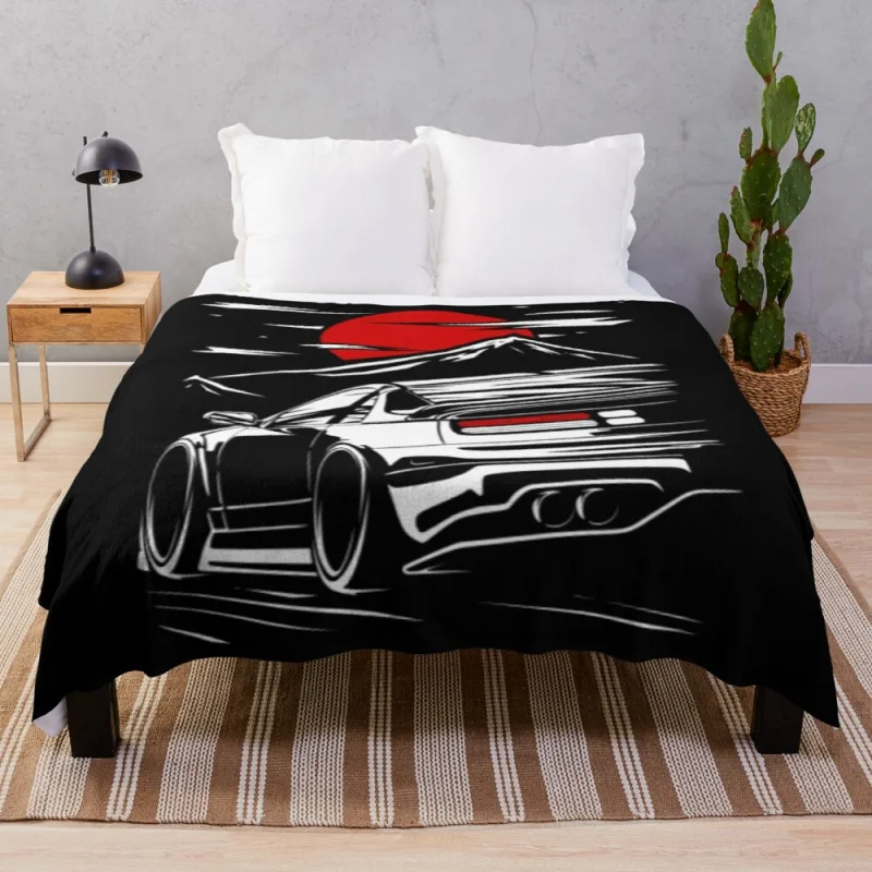 Nissan 300zx Fairlady Z Throw Blanket Crochet Blankets Blanket 5 sizes/200x180cm