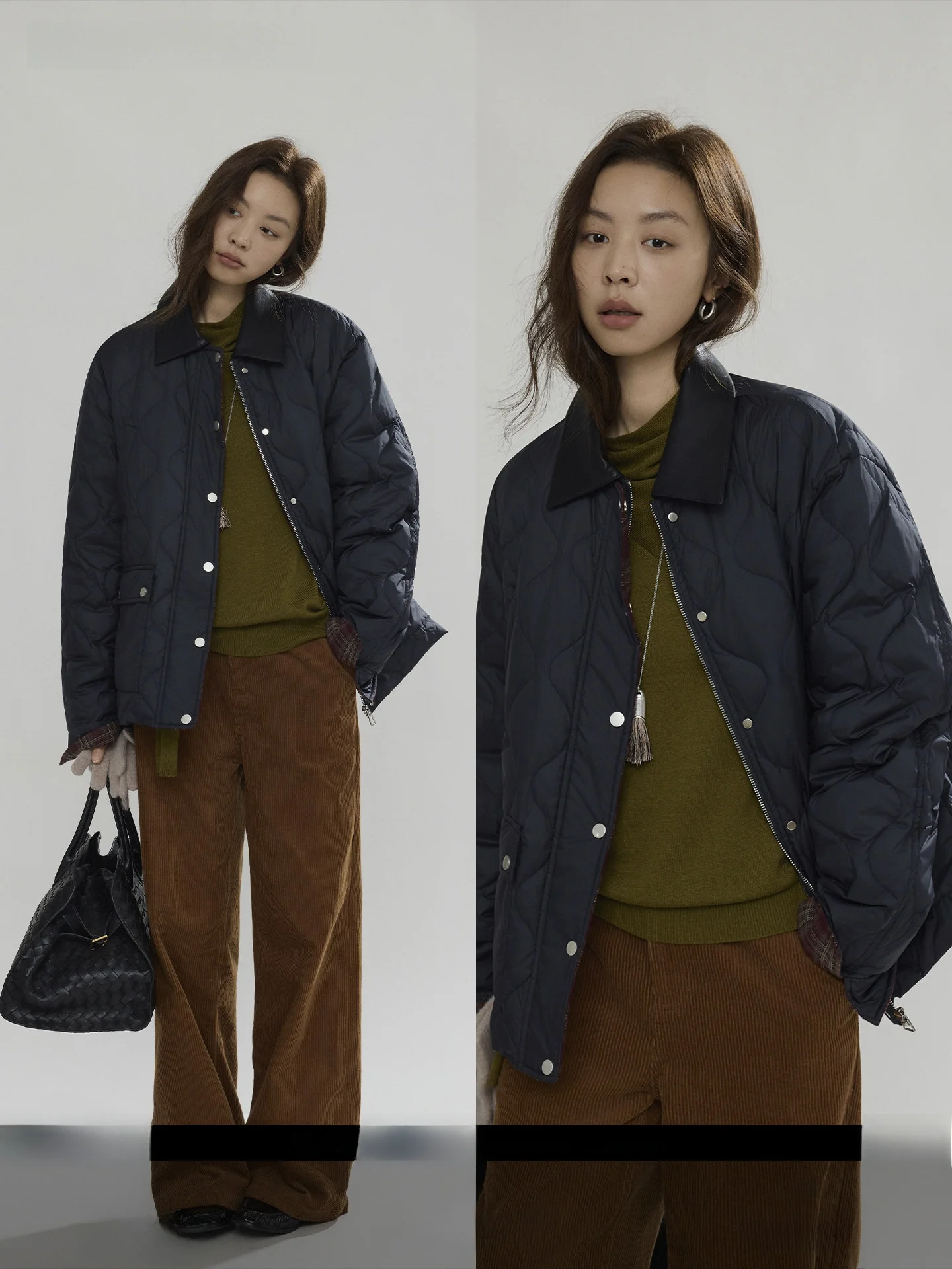 

Женская легкая куртка-пуховик Joli Choose с воротником из искусственной кожи, теплая, в ретро-стиле, зимняя верхняя одежда