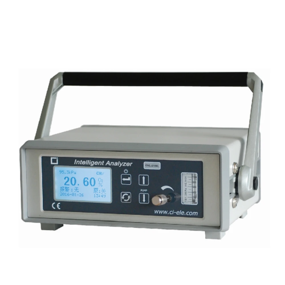 Oxygen O2 Gas Analyzer Process Trace Oxygen Purity Analyzer GNL-2100