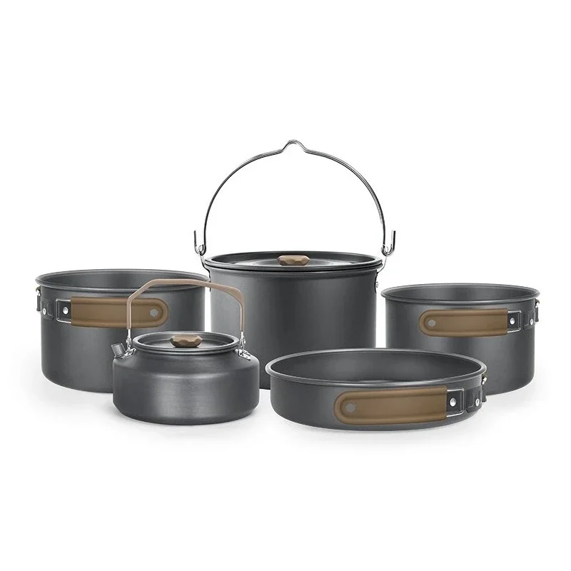 

Game series pot set Outdoor soup pot Camping pot Camping portable folding set Household