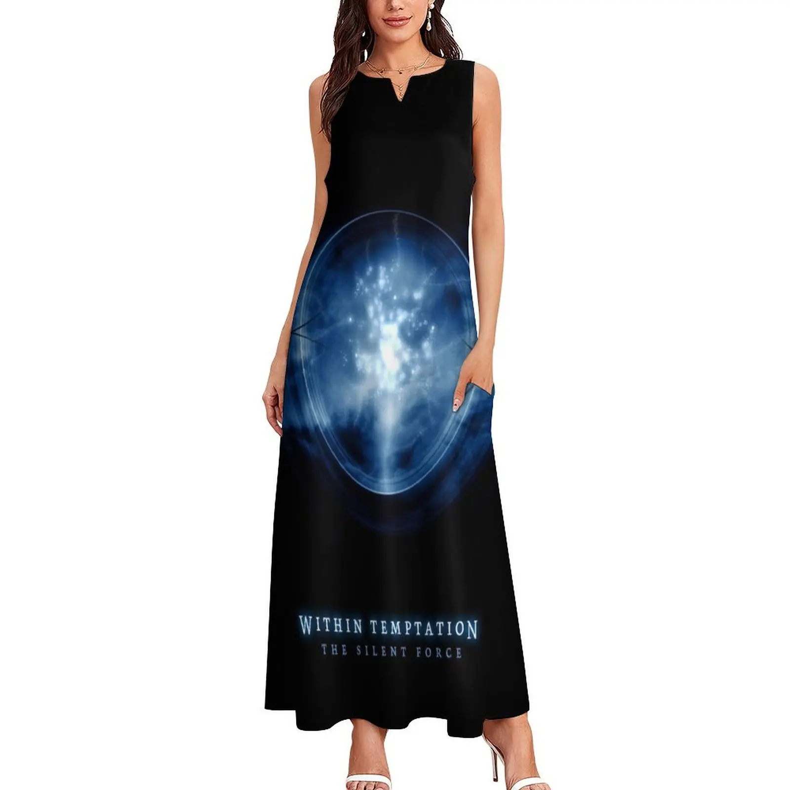 Within Temptation the silent force Long Dress ladies dresses for women 2025 Womens dresses