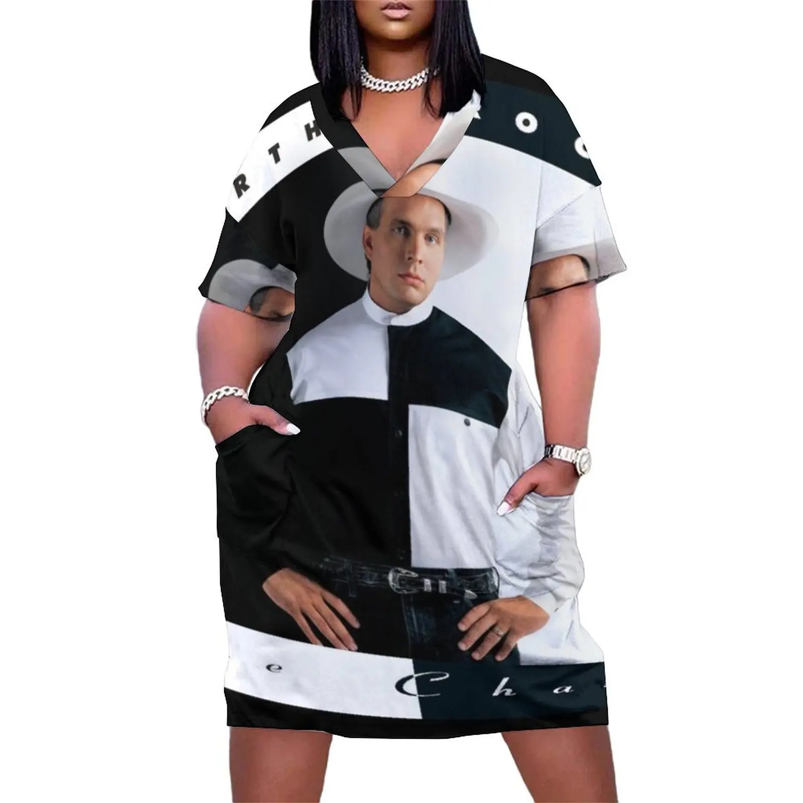 

Garth Brooks The chase Loose Pocket Dress women clothes dresses summer Dress for pregnant women