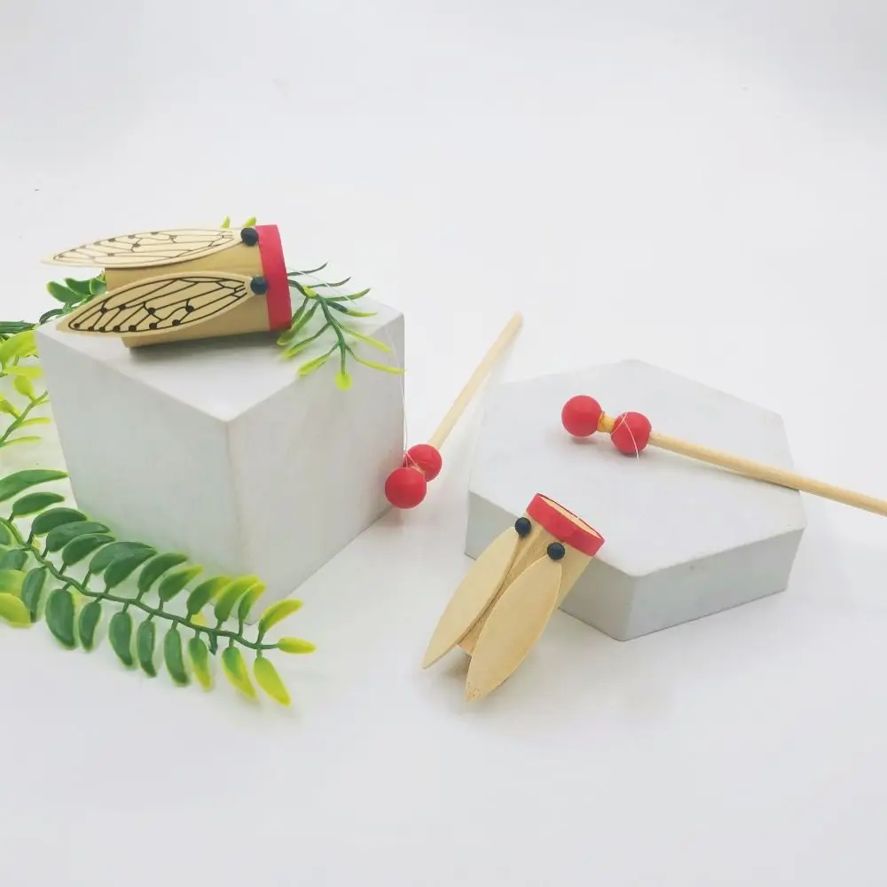 Bamboo Cicada Noisemaker Cicada Shaped Sound Producing Bamboo Cicada Sound Maker Shake Activated Bamboo Cicada Sound Making