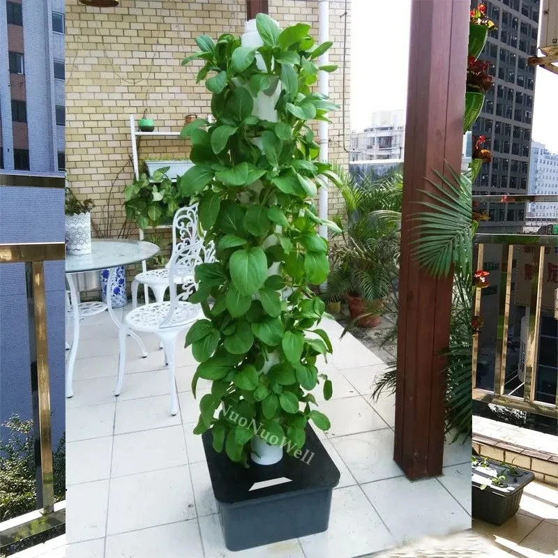 Balcony Farm Soilless Cultivation Lettuce Vegetable Vertical Column Hydroponic Three-dimensional Planting Tower Planting System