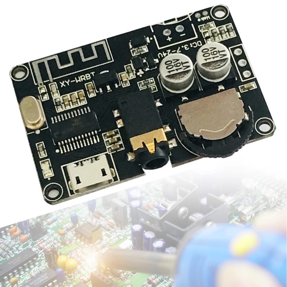 XY-WRBT Bluetooth-Compatible Audio Receiver Board MP3 Decoder Board MP3 BT 5.0 Audio Receiver Modul Board Wireless Stereo Module