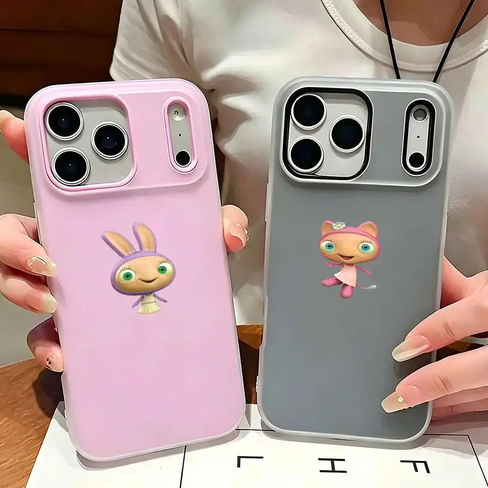 

W-WaybulooS Phone Case Elly 2-in-1 Dual Layer Shockproof Case for iPhone17 /16 /15 /14/13/12