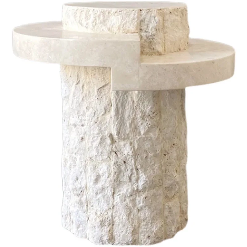 CX minimalist wabi-sabi style with creative destructive effect corner table