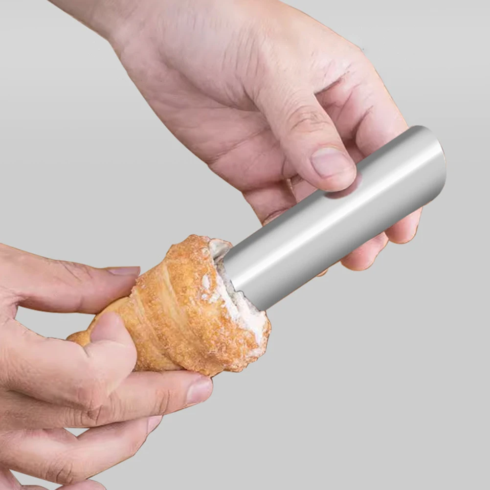 

1 set 1 Set Stainless Steel Croissant Mold Tubes Cream Roll Horn Molds Baking Tool Reusable Pastry Bread Dessert Appetizer Maker