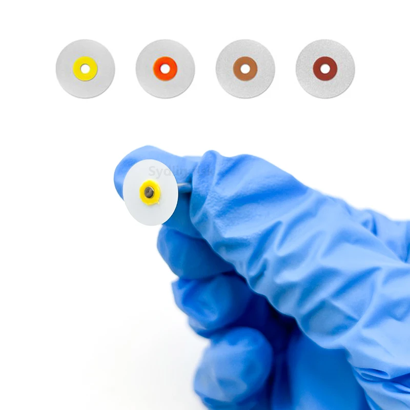 40 Stuks Tandheelkundige Composiet Afwerking En Polijsten Schijven Doorn Strepen Set Orale Doorschijnende Polijstschijven Tandarts Slijpen Gereedschap