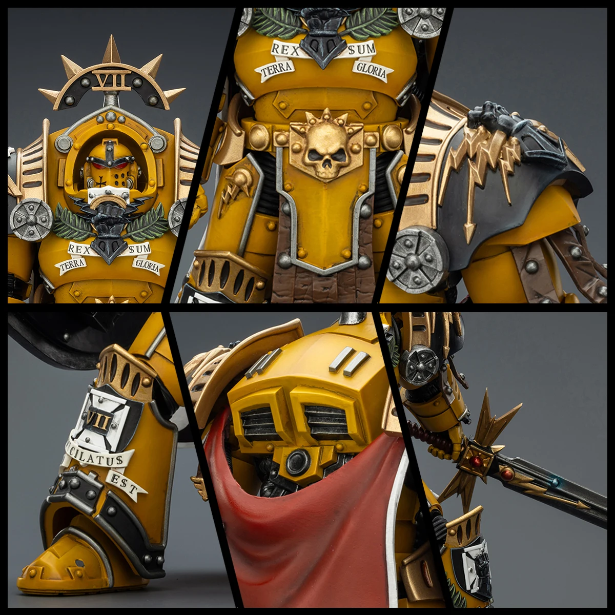 JOYTOY Warhammer 30K Keizerlijke Vuisten Action Figure 1/18 Legioen Praetor Bibliothecaris Consul Gelede Action Beeldje Verzamelen Speelgoed