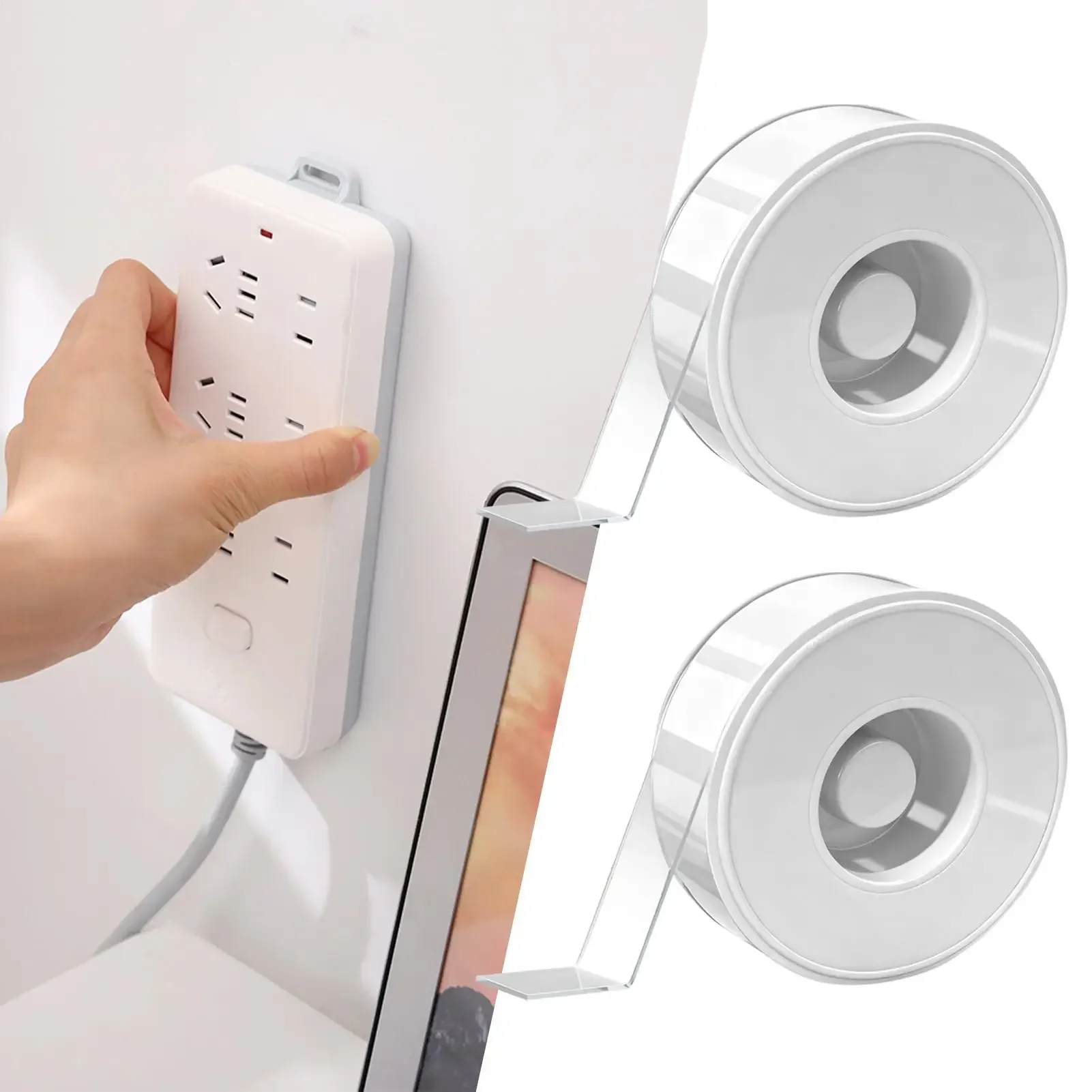 Double Sided Tape Heavy Duty Nano Strips Waterproof Removable Sticky Wall Tape for Home Kitchen Living Room Bedroom Bathroom