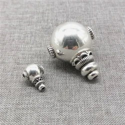 Sterling Silver Guru Beads 925 Silver Prayer Mala Spacer 6mm 8mm 10mm 12mm 14mm 16mm 18mm 20mm