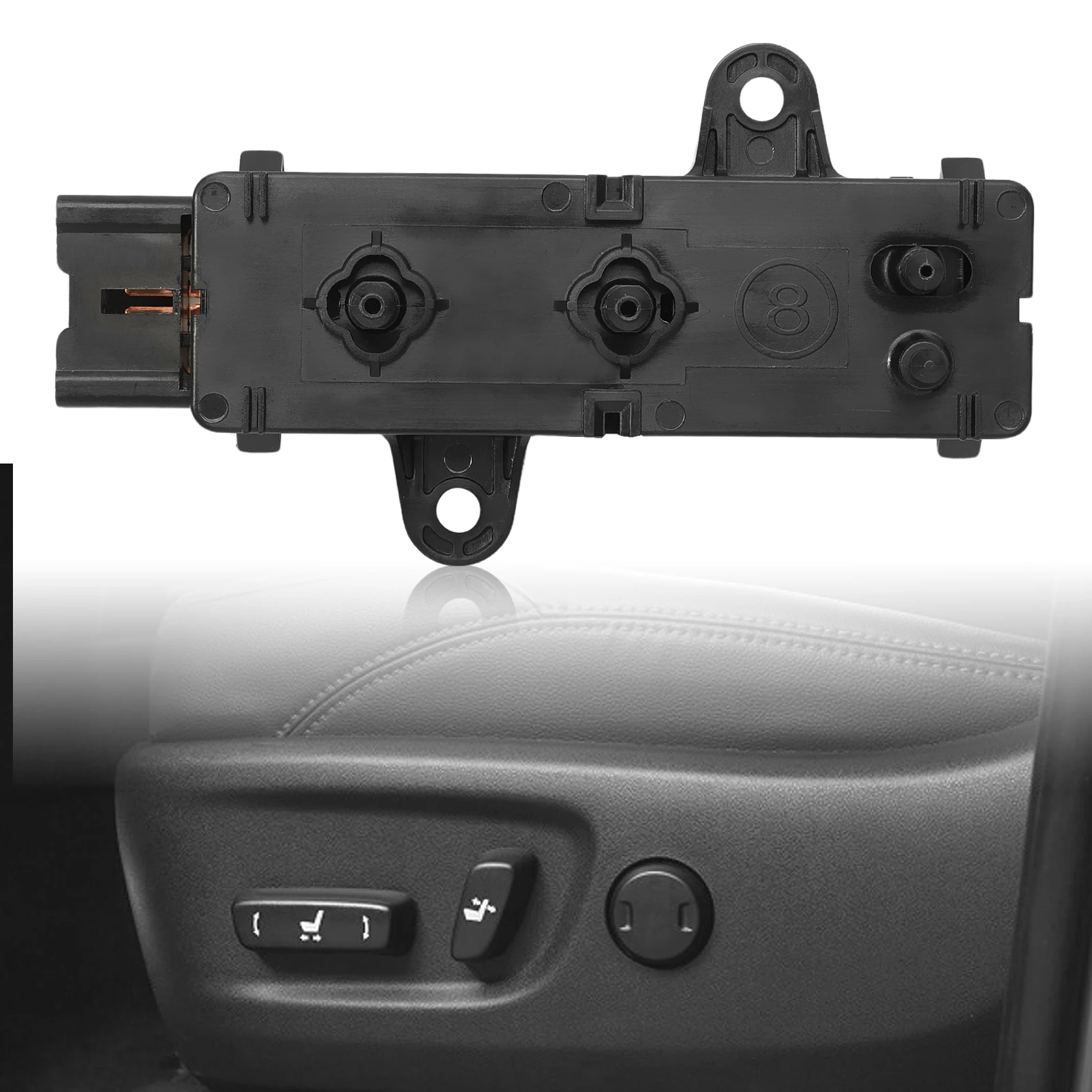 

Новый 870664HA0A переключатель регулировки сиденья водителя 87066-4HA0A для Nissan Maxima 2009-2021 Infiniti Q50 Q60 2014-2021