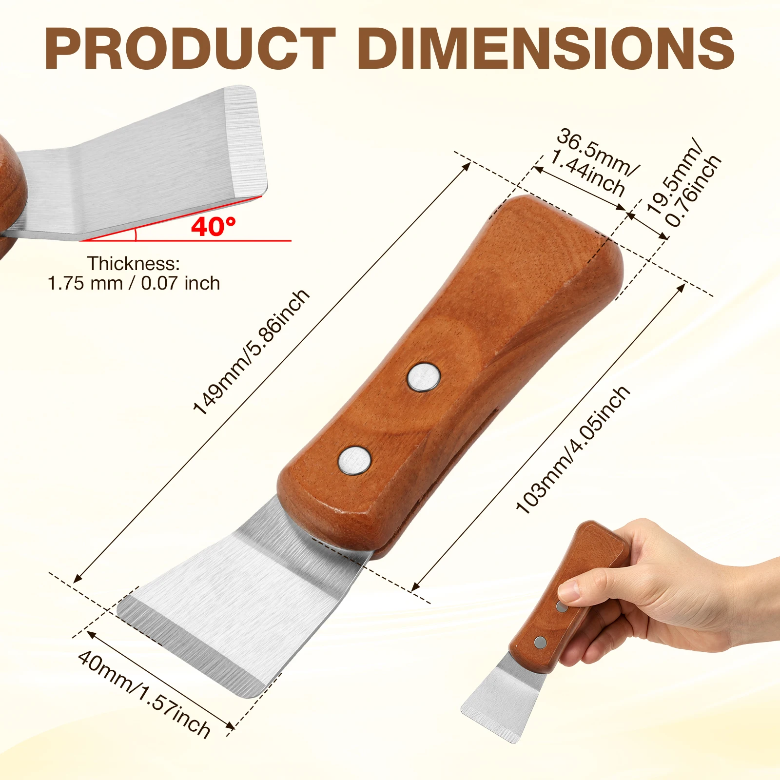 Petite raclette à manche en bo - Kitchen Gadgets Wallpaper avis et prix