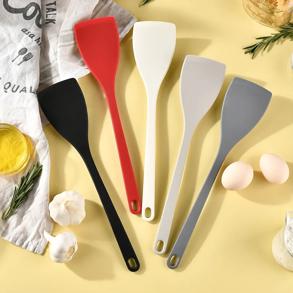 1pc espátula de silicone pá fritar resistente ao calor espátula de cozinha antiaderente pequena pá casa cozinha utensílios de cozinha pá