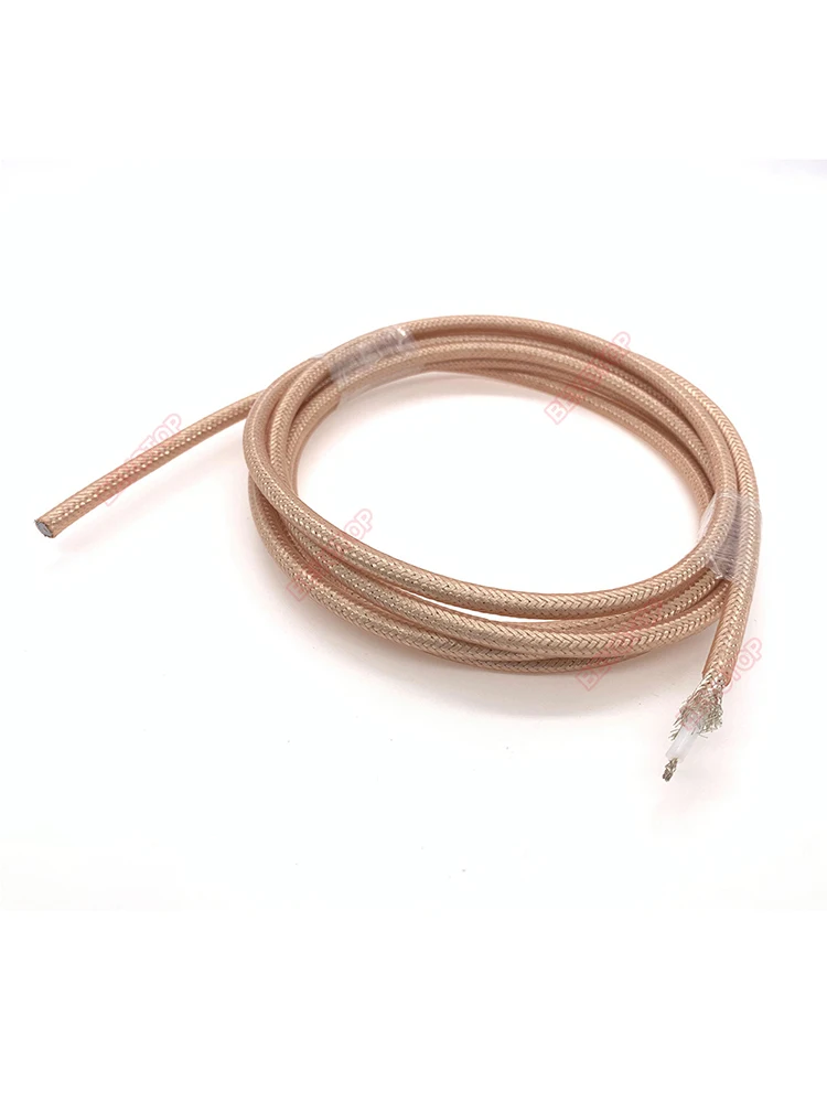 RG-400 câble à Double blindage en cuivre plaqué argent RG400 haute qualité faible perte 50 Ohm 50-3 câble Coaxial RF cordon de raccordement