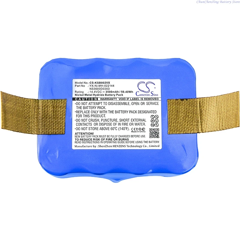 14.4V 2000mAh/3500mAh Battery for KV8 210C,210XR