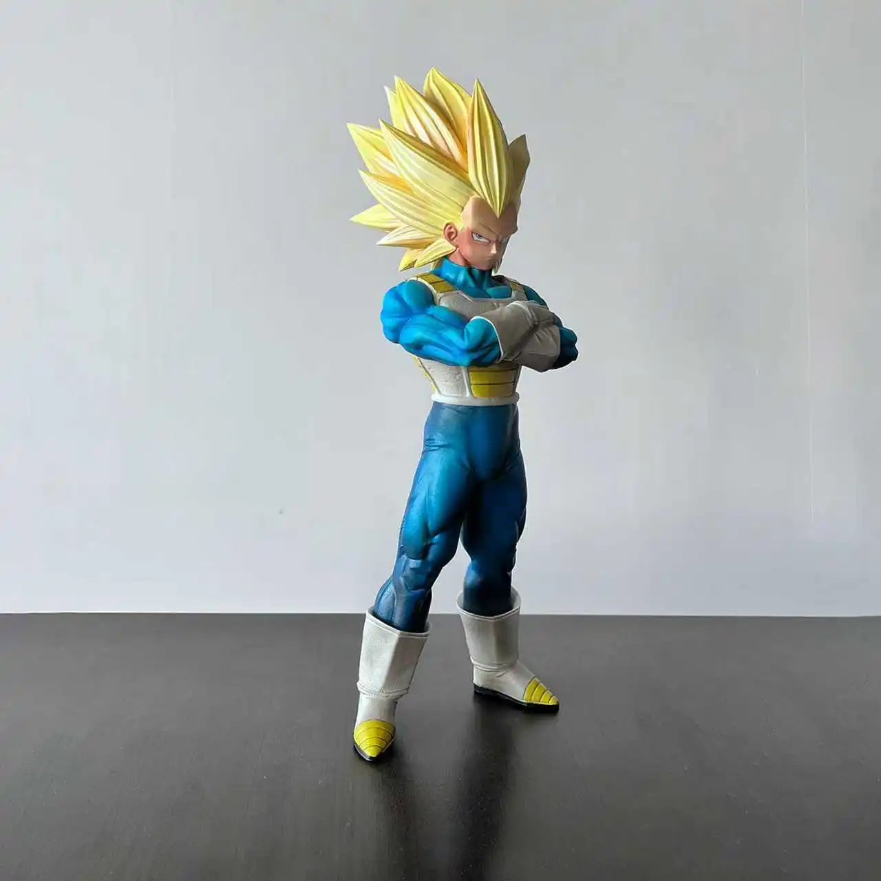 En STOCK VF & LK juguetes 33cm Dragon Ball Z figura de anime Ssj3 Vegeta figura Super Saiyan Trunks figuras PVC estatua modelo juguetes regalos