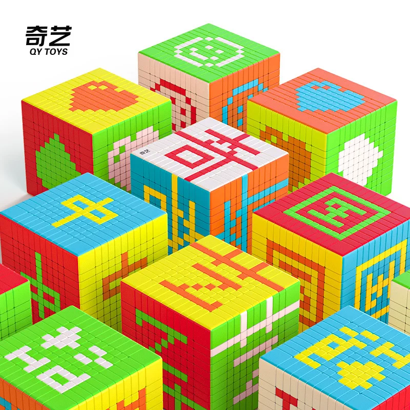 [JudyCube] Qiyi 11x11 Magic Speed Cube Stickerless Professional Fidget Toys Qiyi 11 High-level Cubo Magico Puzzle