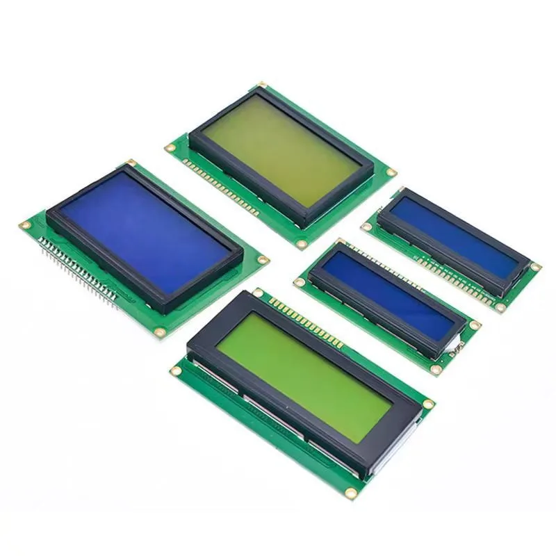 Modul Papan Display LCD 1602 2004 12864 PCF8574T PCF8574 Pelat Adaptor Antarmuka IIC/I2C 5V Layar Biru/Kuning Hijau UNTUK Arduino