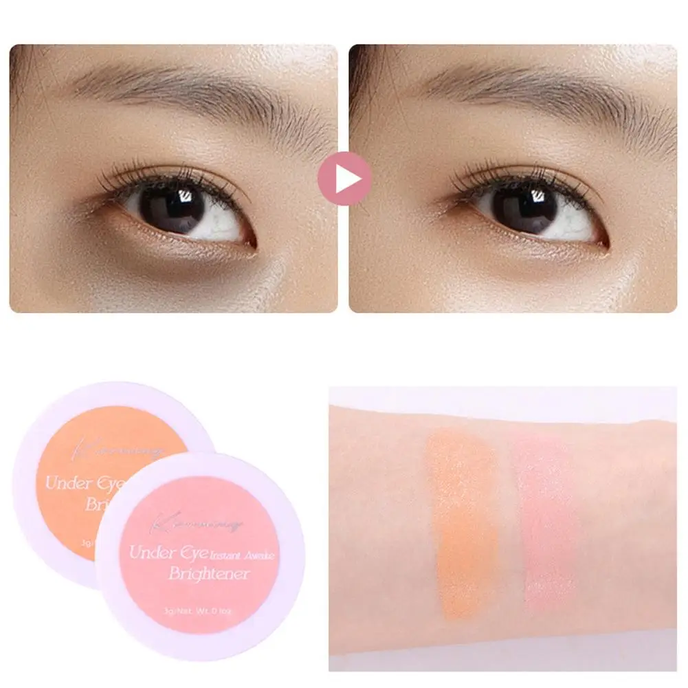 Paleta de corretivo de contorno de 2 cores com pincel hidratante mancha acne corretivo completo maquiagem cobertura escura creme círculos cosm x5s0