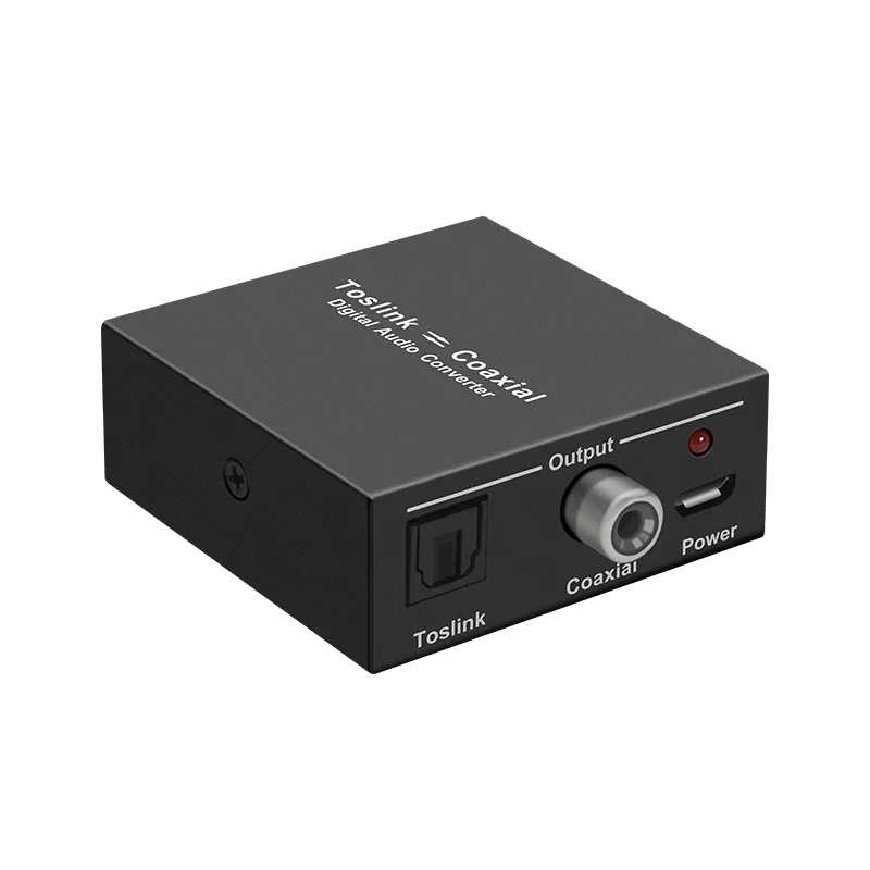 Cyfrowy konwerter Audio dwukierunkowy cyfrowy koncentryczny na optyczny konwerter optyczny Adapter Audio koncentryczny lub koncentryczny-optyczny — zdjęcie produktu 7