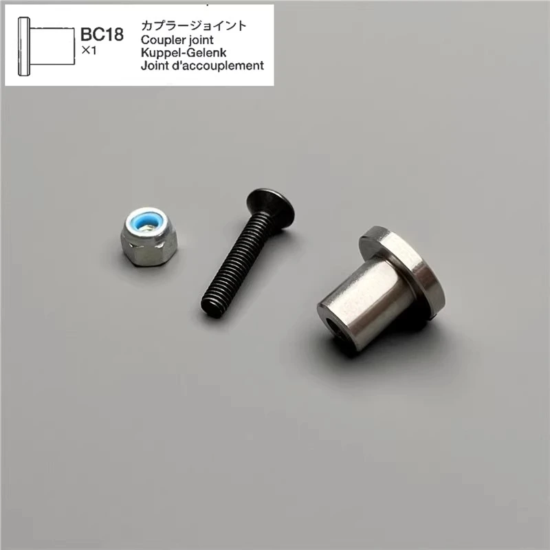 Stainless Steel Material Mushroom Head for 1/14 TAMIYA RC Truck Scania  R730 Benz AROCS3363 VOLVO FH16 TGS Car Diy Parts