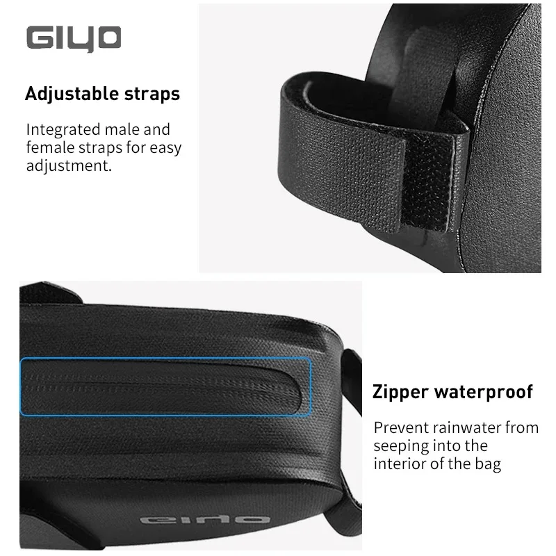 Giyo 600D Nylon TPU Bicycle Seatpost Rear Bag Road Cycling Full Waterproof Storage Pannier MTB Saddle Bag Pack Bike Tools Pouch