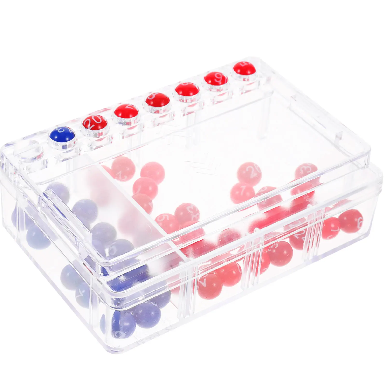 

Lottery Machine Raffle Ticket Lotto Ball Manual Mini Small Portable Party Game Prop Creative Transparent Design Easy Use Premium
