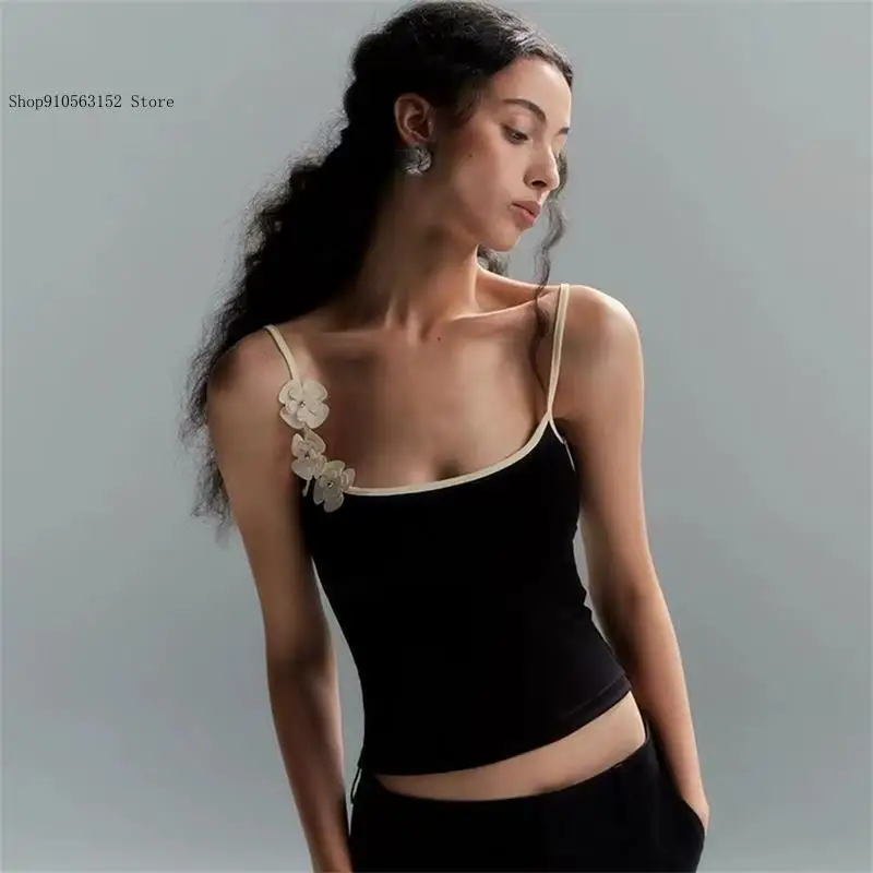 Summer and Autumn Yoga Straps Flower Back Anti Shock Running Underwear Fitness Tank Tops for Women