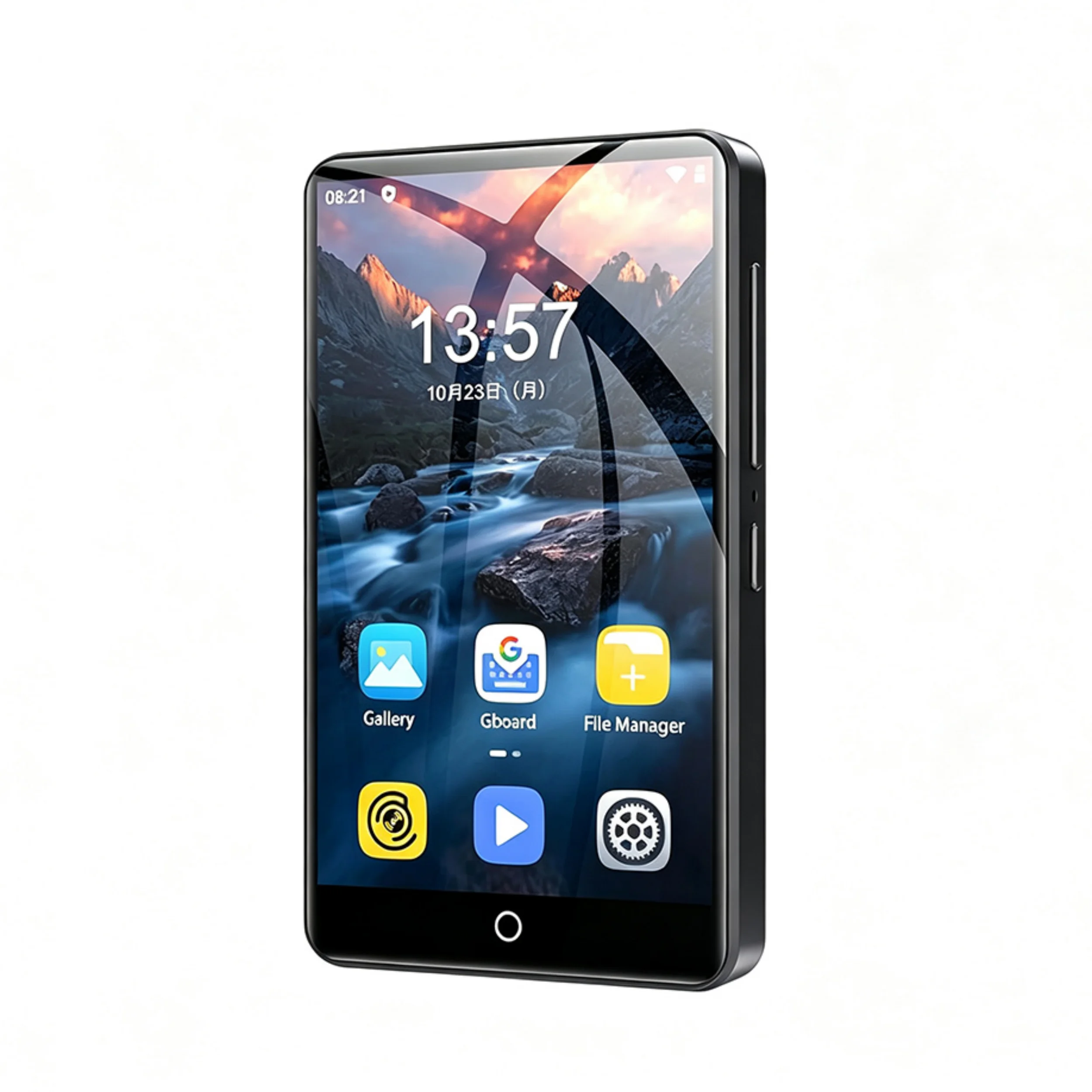 16GB/80GB MP3-Player mit Android 9.0, Bluetooth und WLAN, 4,0-Zoll-Display mit Lautsprechern, FM-Radio, E-Books, Kapazität bis zu 512GB